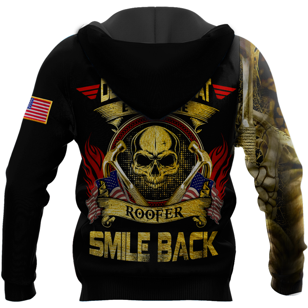 Skull Roofer All Over Printed Hoodie For Men MEI
