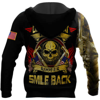 Skull Roofer All Over Printed Hoodie For Men MEI