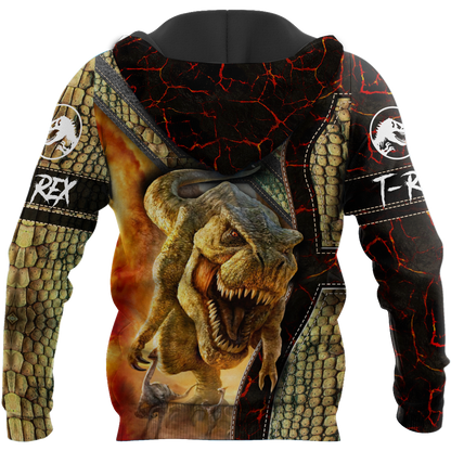 Dinosaur T-rex Master 3D all over printed shirts