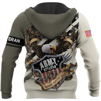 US Veteran Army All Gave Some 3D Shirts