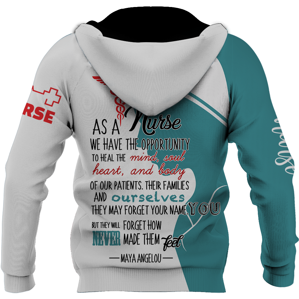 Beautiful Nurse 3D All Over Printed Shirts For Men and Women JJ130401-Apparel-TT-Hoodie-S-Vibe Cosy™