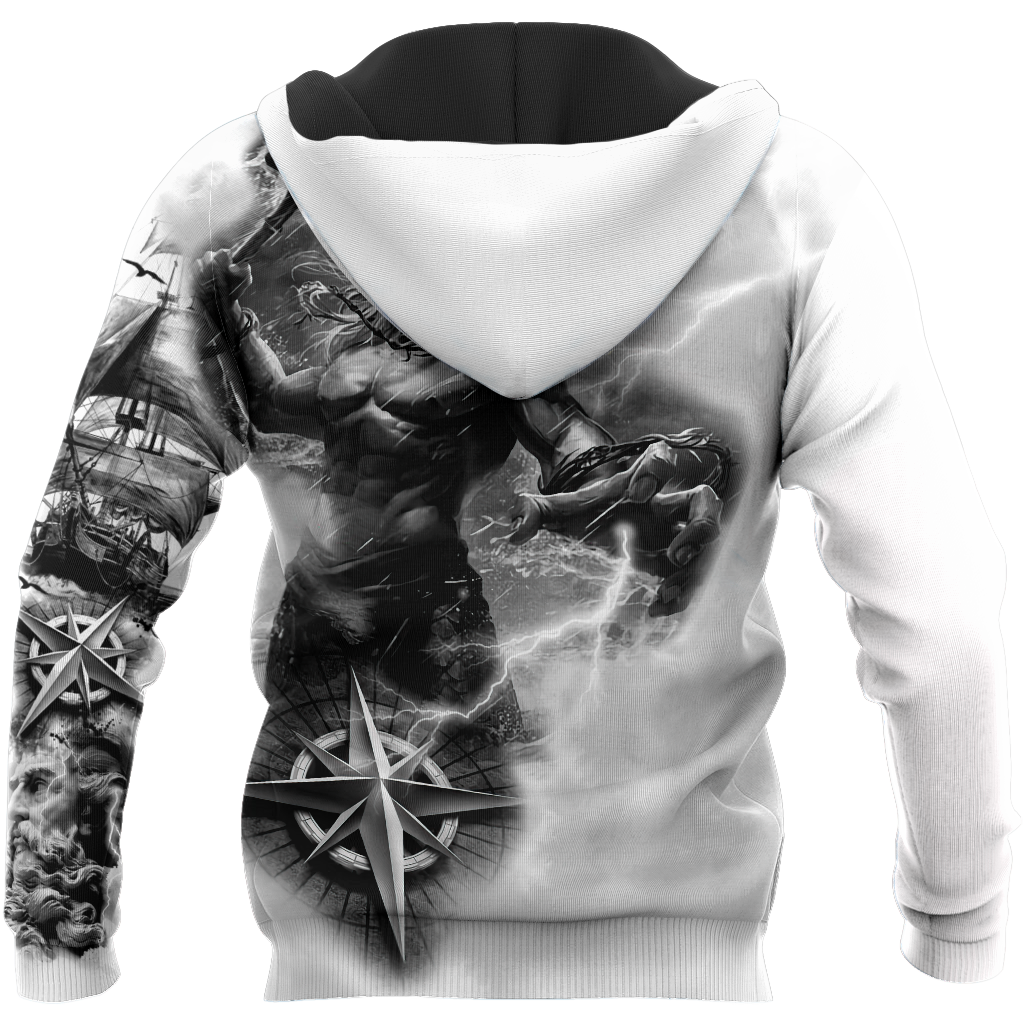 Poseidon Tattoo 3D All Over Printed Shirts HAC040601-Apparel-MP-Hoodie-S-Vibe Cosy™