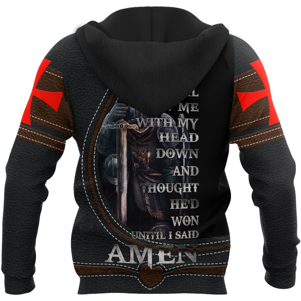 Knights Templar Sons Of God 3D all over printed for men and women PL08092004