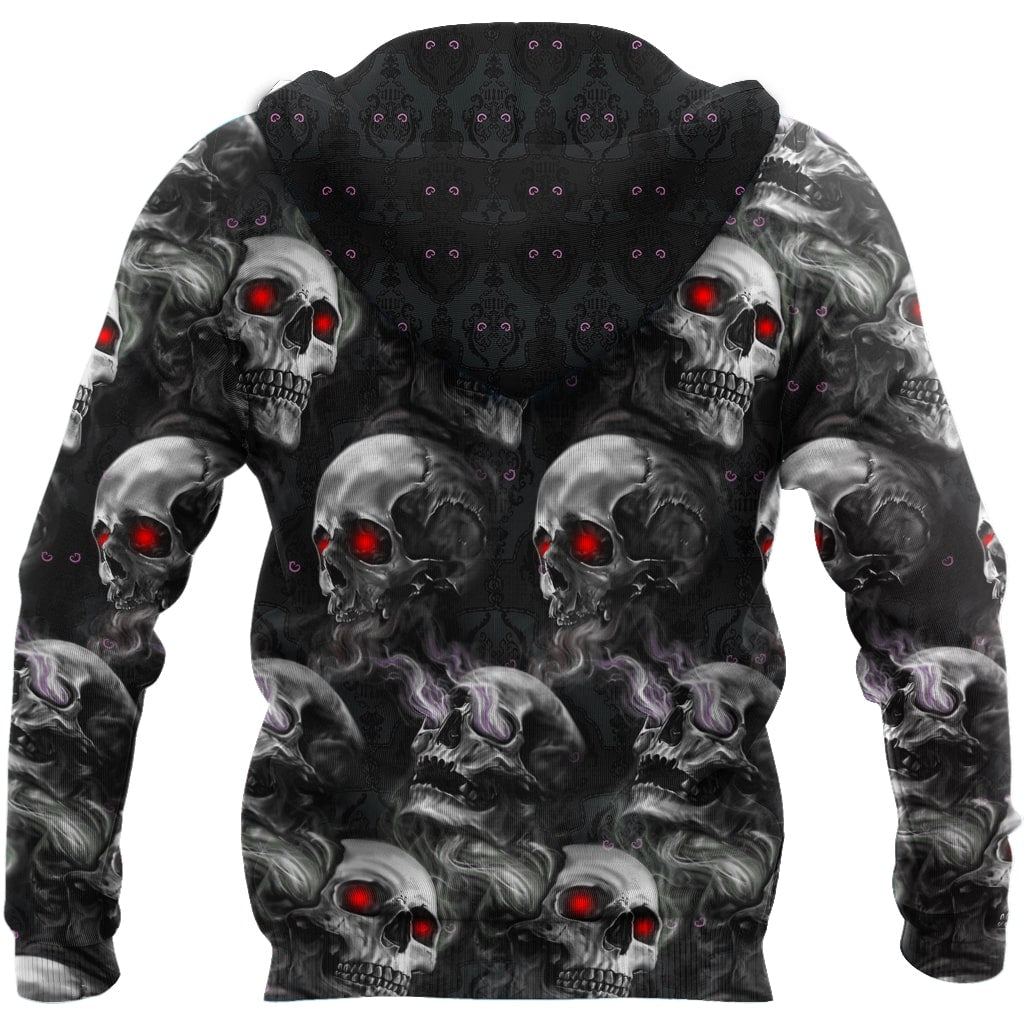 Skull Art Hoodie For Men And Women