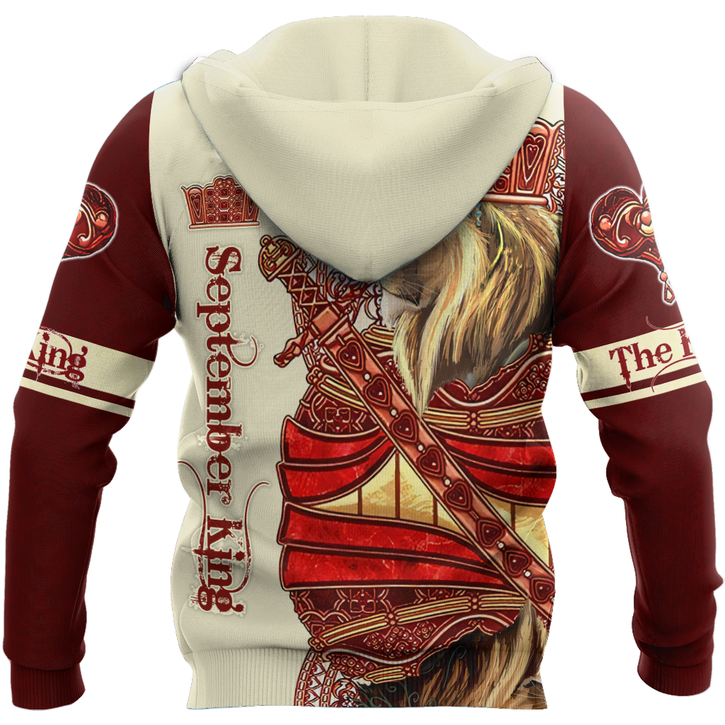 September King Lion 3D All Over Printed Unisex Shirts