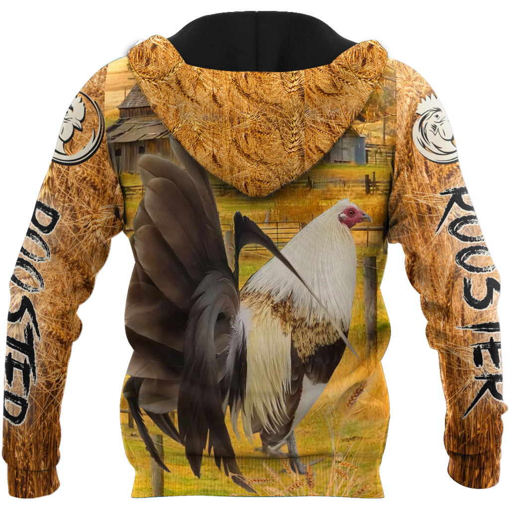 Premium Rooster 3D All Over Printed Unisex Shirts