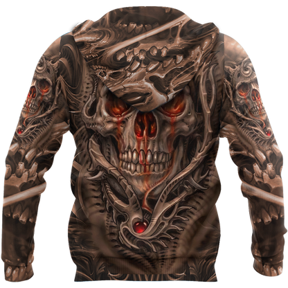 Fantasy Skull Hoodie For Men And Women MEI