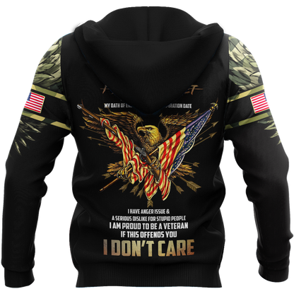 Eagle US Grumpy Veteran 3D shirts for men and women