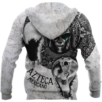 Mexican Aztec Warrior 3D All Over Printed Hoodie Shirt by SUN QB06302006-Apparel-SUN-Hoodie-S-Vibe Cosy™