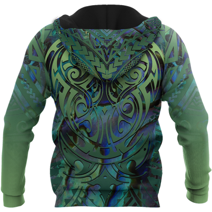 Maori hei matau paua shell 3d all over printed shirt and short for man and women-Apparel-PL8386-Hoodie-S-Vibe Cosy™