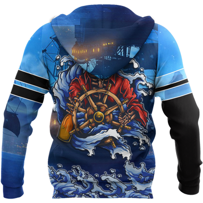 Love Skull pirates 3D all over printed for man and women QB06092001-Apparel-PL8386-Hoodie-S-Vibe Cosy™