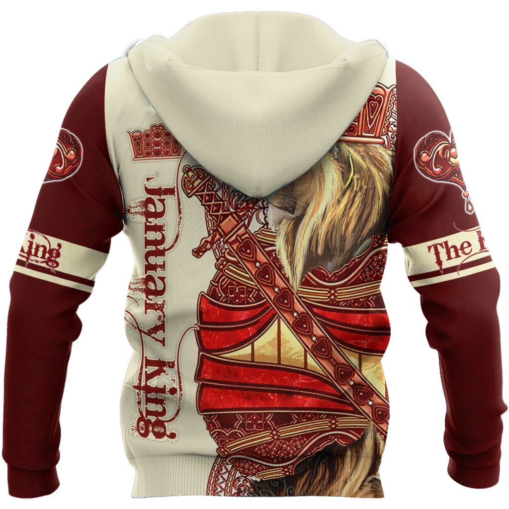 January King Lion 3D All Over Printed  Unisex Shirts
