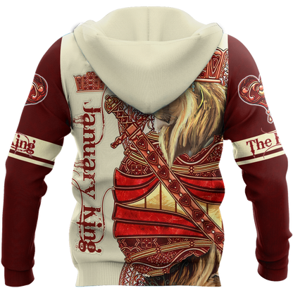 January King Lion 3D All Over Printed  Unisex Shirts