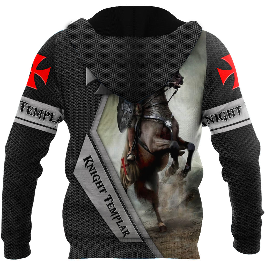 Premium Knight Templar Riding Horse All Over Printed Shirts For Men And Women MEI