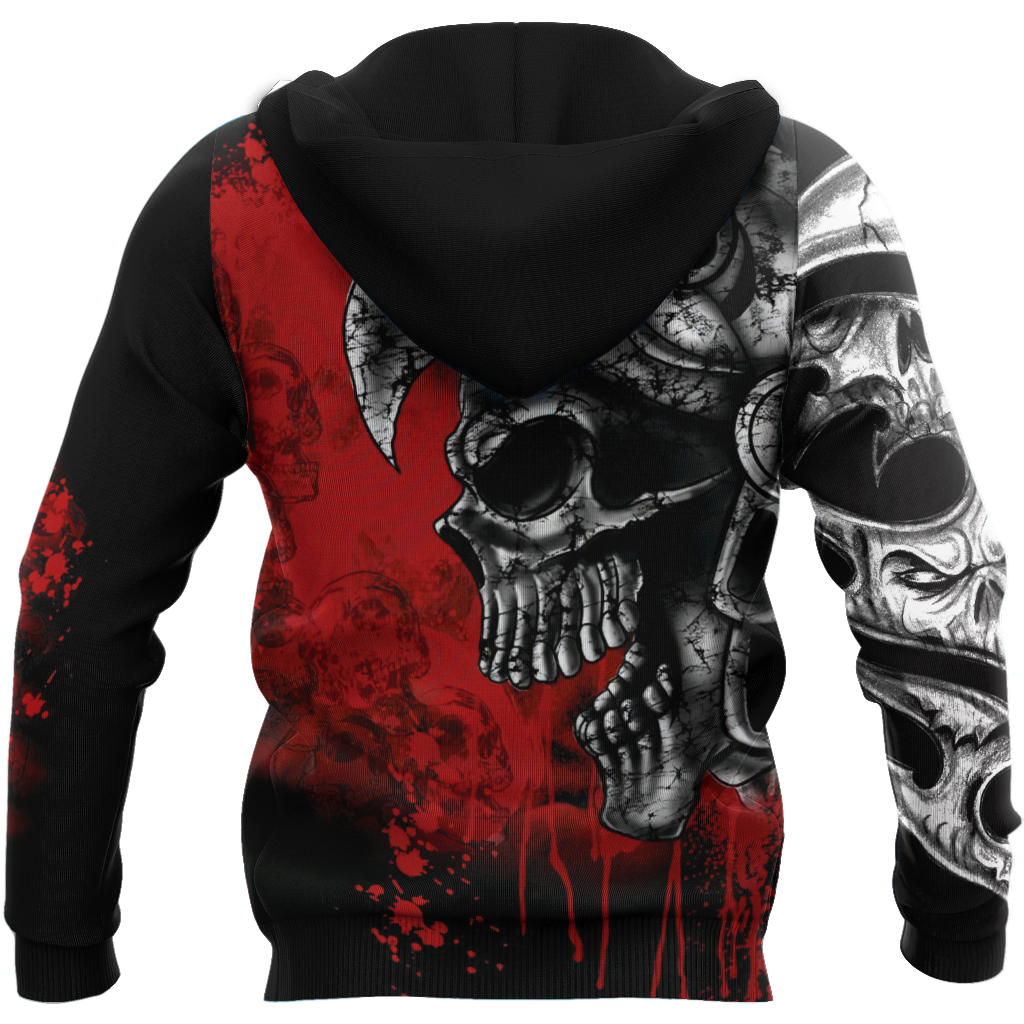 Love Skull 3D all over printed for man and women-Apparel-PL8386-Hoodie-S-Vibe Cosy™