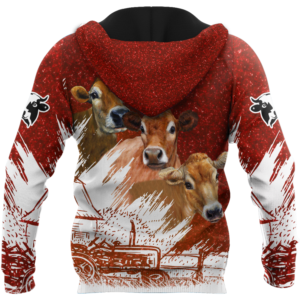 Heifer 3D hoodie shirt for men and women MH2010203