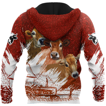 Heifer 3D hoodie shirt for men and women MH2010203