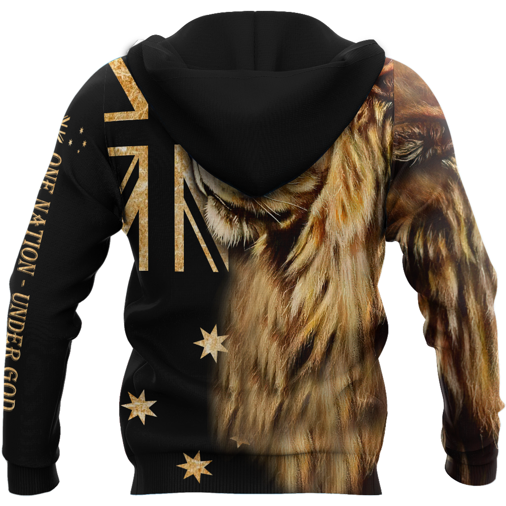 Australia - One Nation Under God 3D All Over Printed Unisex Shirt