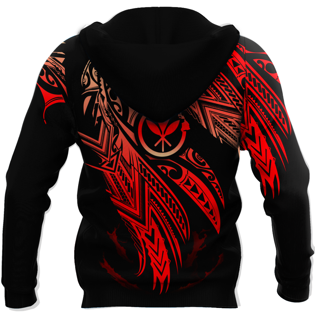 Amazing Hawaii Polynesian Tattoo Unisex Deluxe Hoodie ML