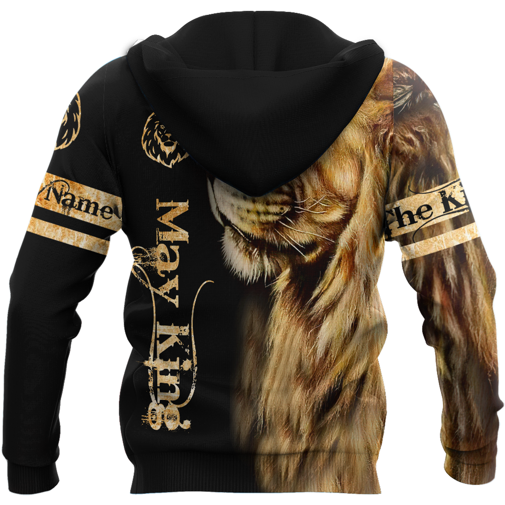 Custom Name May King Lion  3D All Over Printed Unisex Shirts