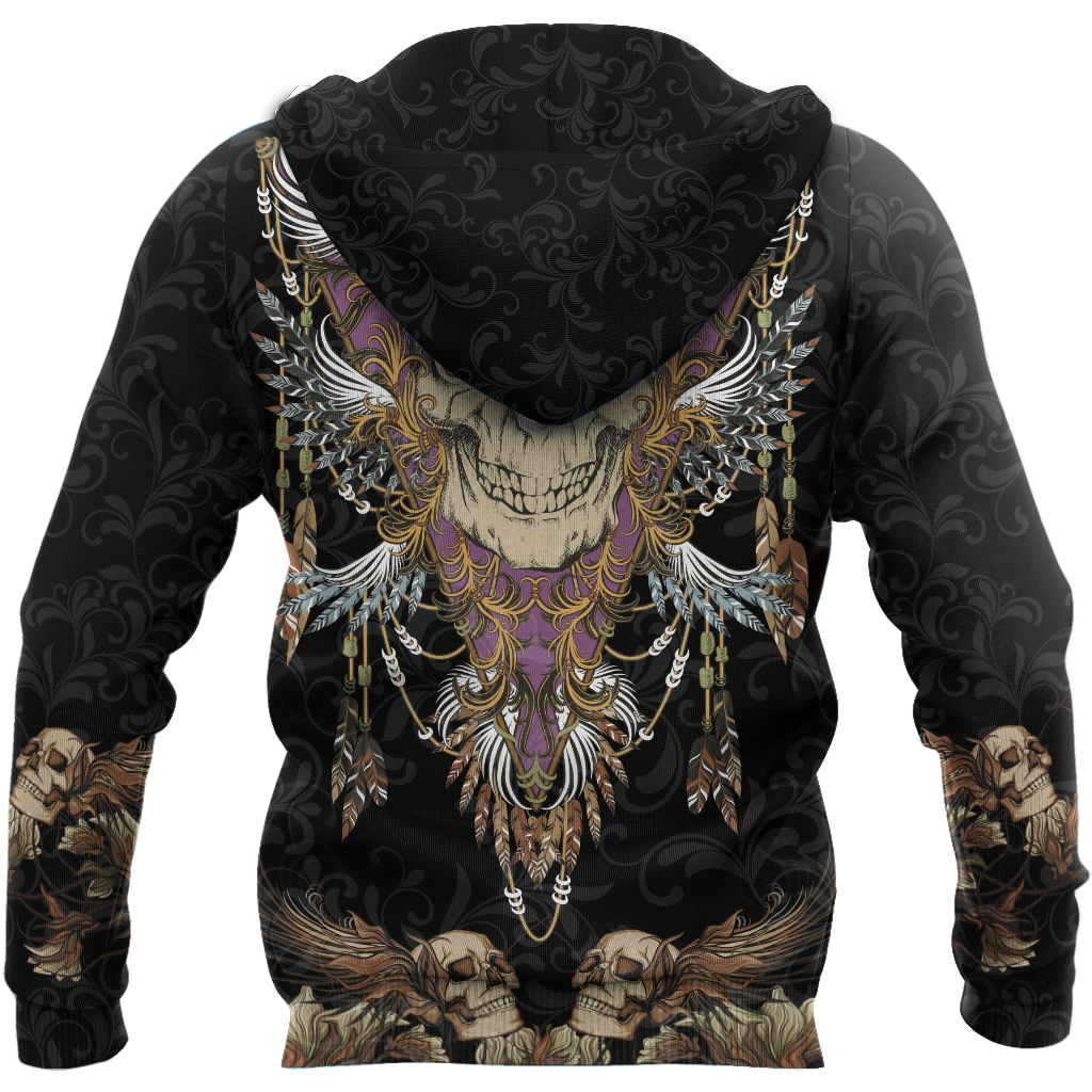 Love Skull 3D all over printed for man and women QB06102003-Apparel-PL8386-Hoodie-S-Vibe Cosy™