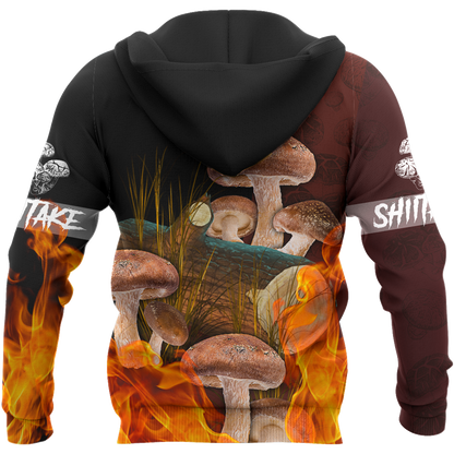 Beautiful Shiitake mushrooms 3D all over printing shirts for men and women TR0405201-Apparel-Huyencass-Hoodie-S-Vibe Cosy™