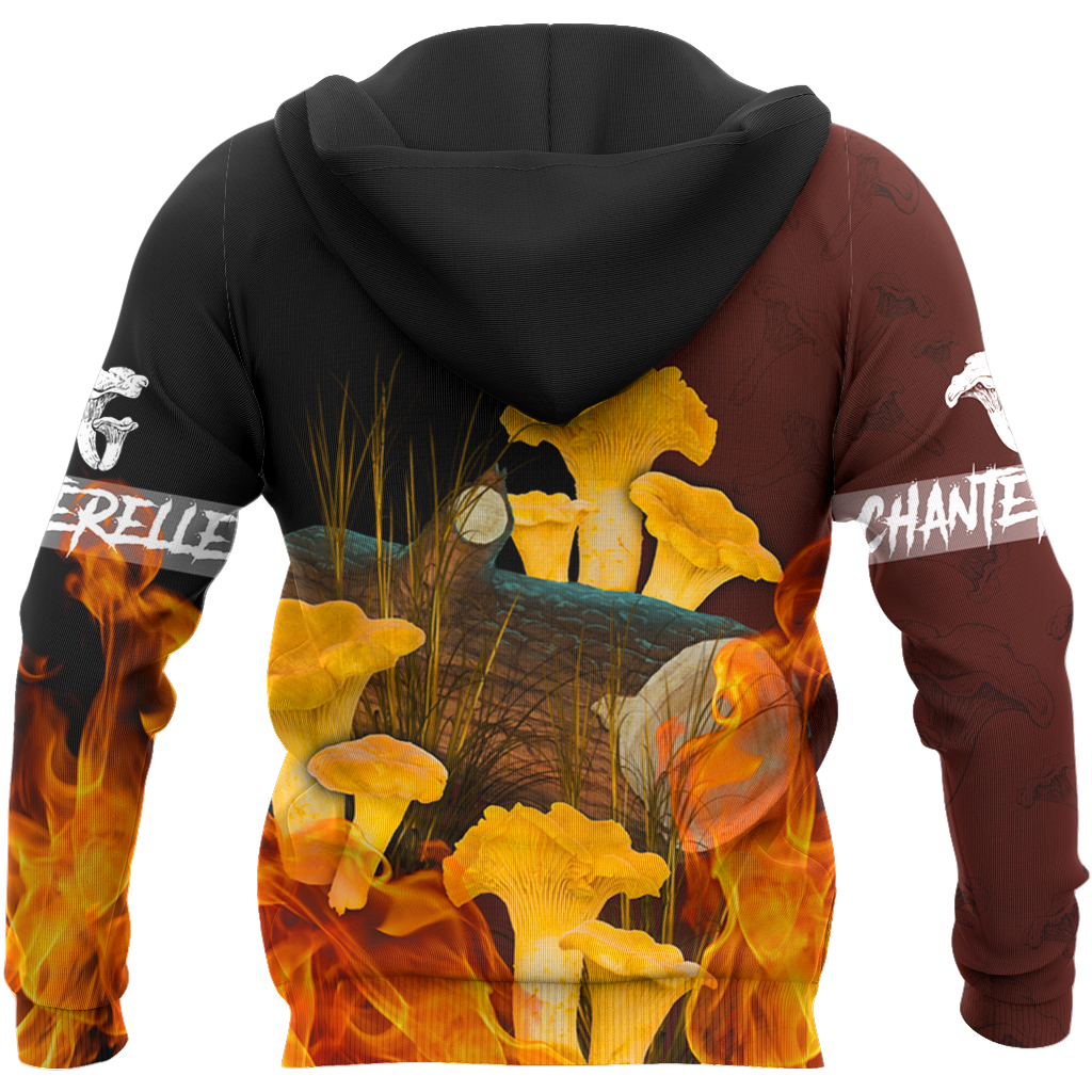 Beautiful Chanterelle mushrooms 3D all over printing shirts for men and women TR0405202-Apparel-Huyencass-Hoodie-S-Vibe Cosy™