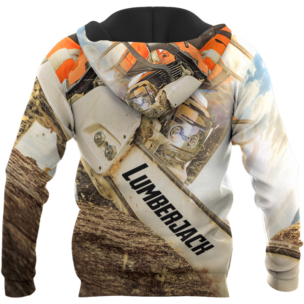 All Over Printed Lumberjack Chainsaw Hoodie NTN09122001-MEI