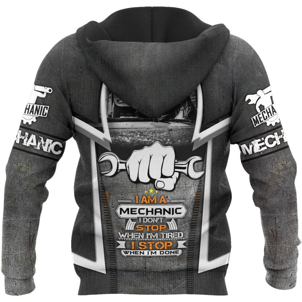 Mechanic 3D All Over Printed Hoodie For Men and Women TN10092001