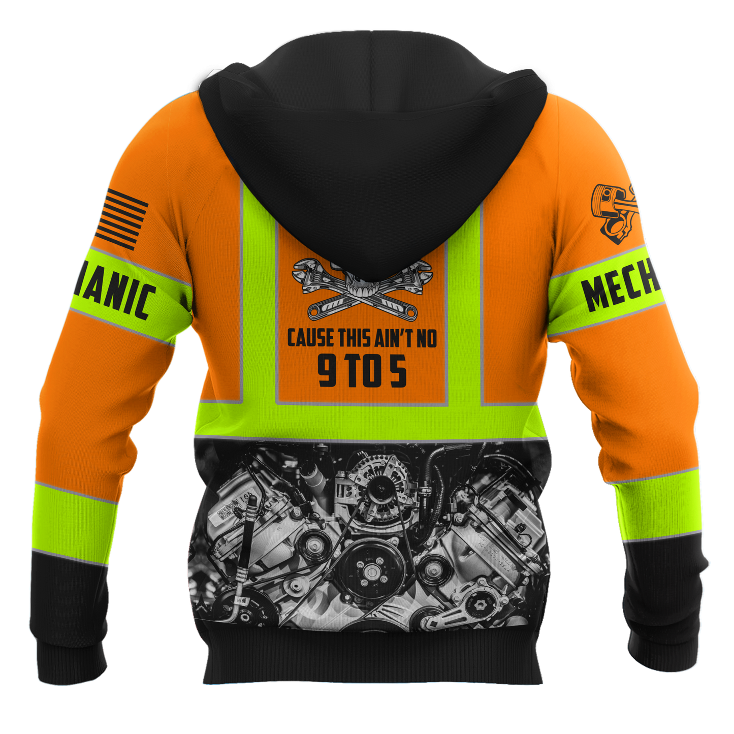 Mechanic Not For The Weak 3D All Over Printed Hoodie For Men and Women Pi10102004