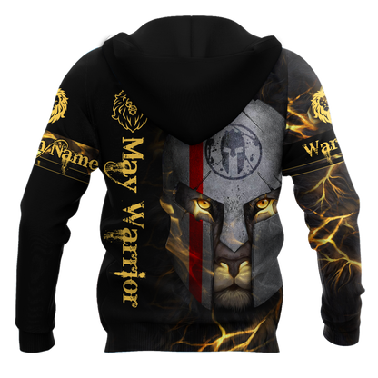 May Spartan Lion Warrior 3D All Over Printed Unisex Shirts