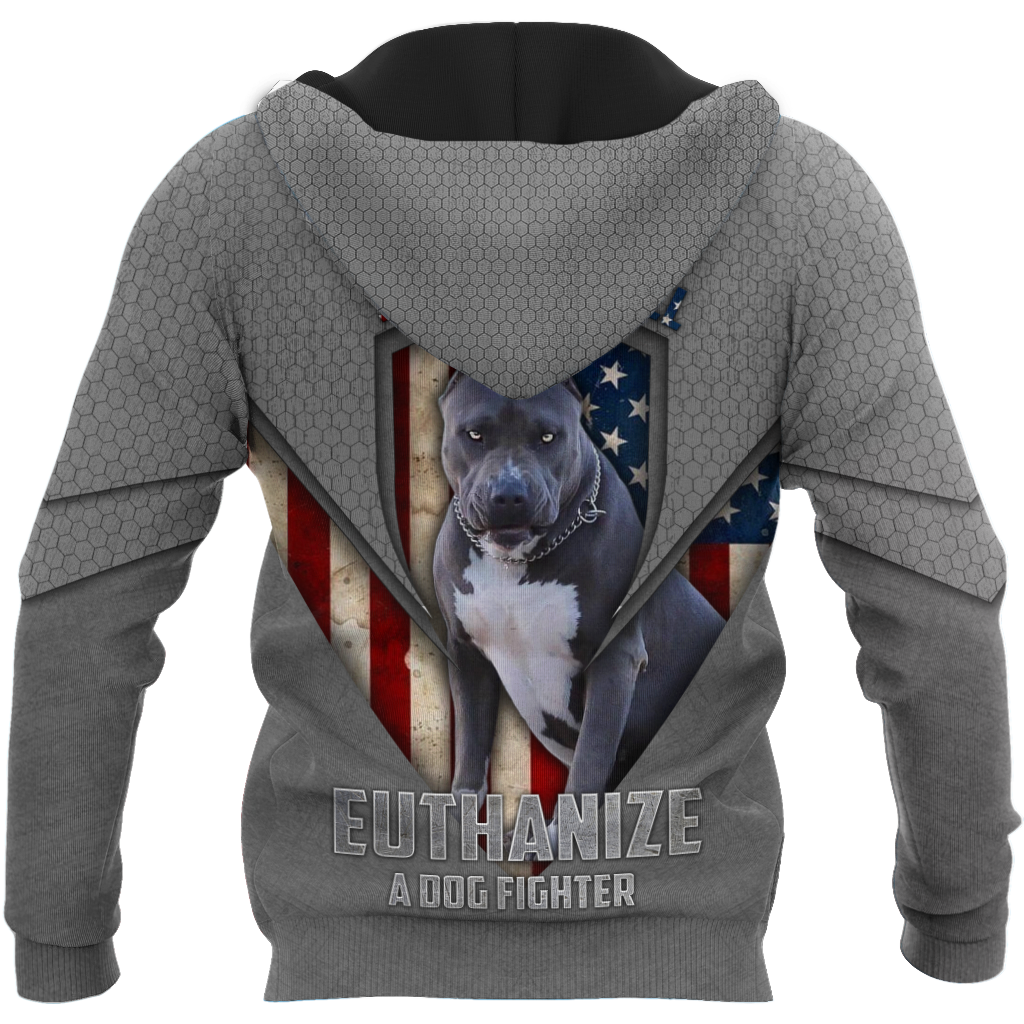 Save A Pit Bull Euthanize A Dog Fighter Hoodie Shirt for Men and Women TN05102004