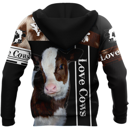 Love Cows - Happy Farm 3D All Over Printed Shirts