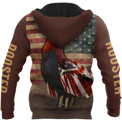Premium Rooster 3D All Over Printed Unisex Shirts