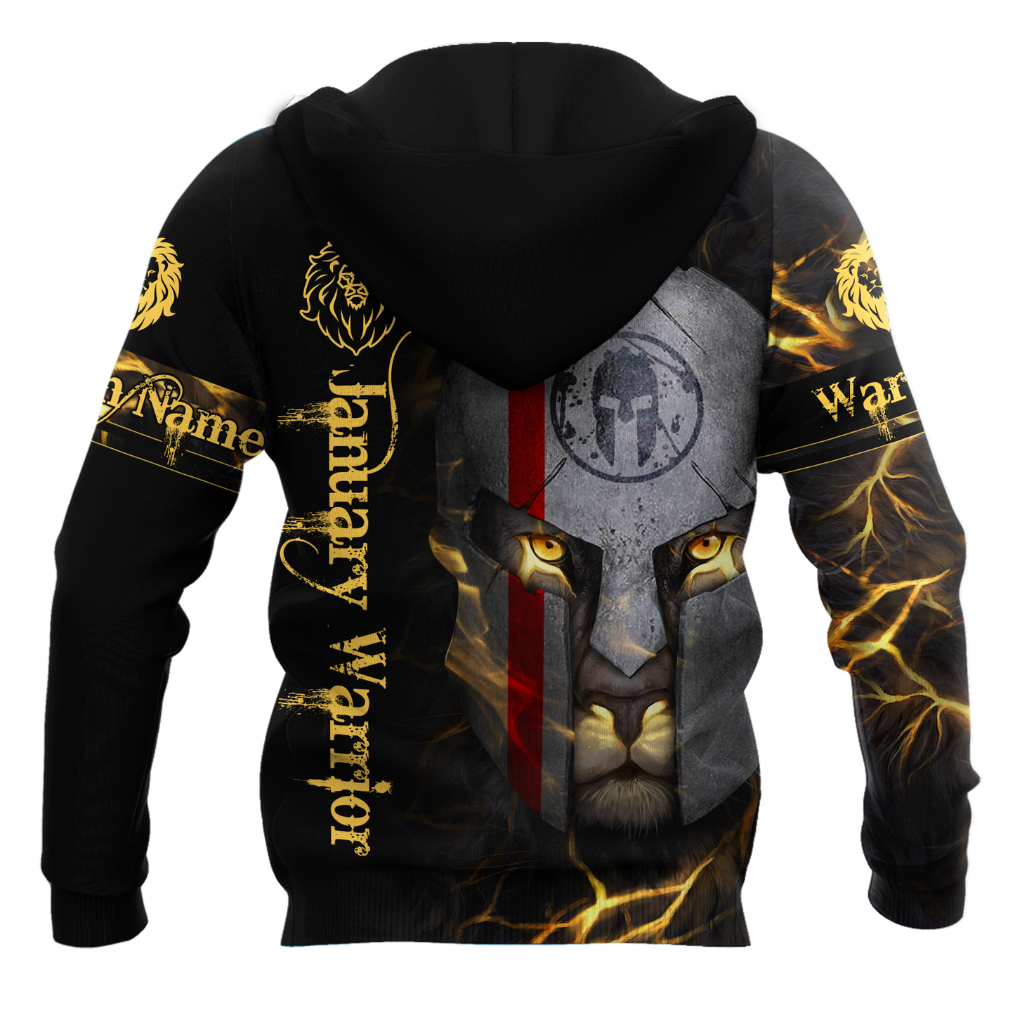 January Spartan Lion Warrior 3D All Over Printed Unisex Shirts