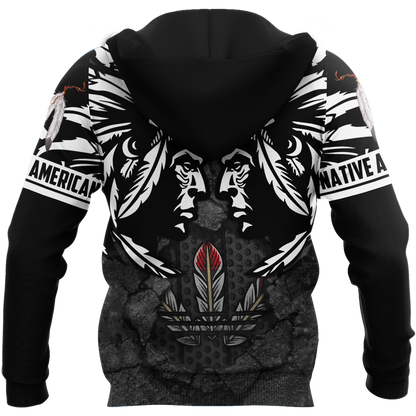 Premium Native American Man All Over Printed Shirts For Men And Women MEI