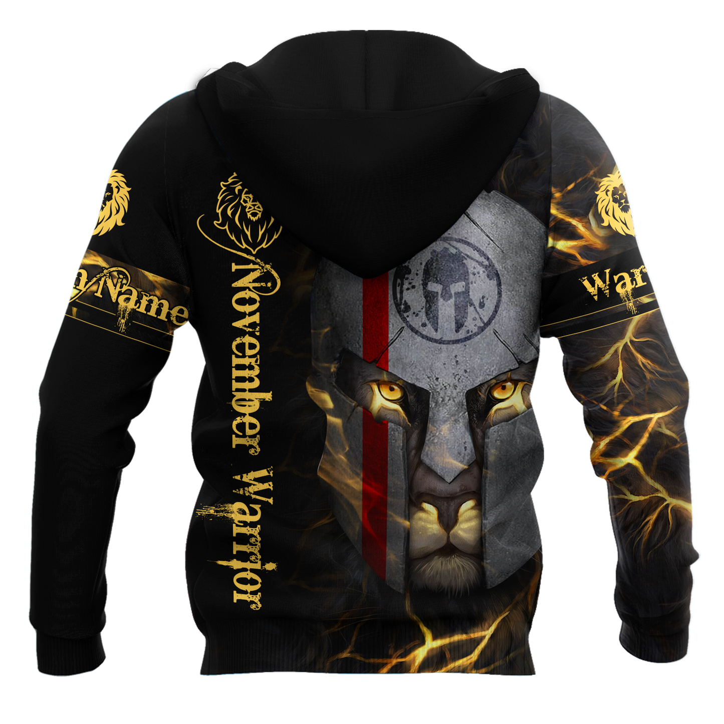 November Spartan Lion Warrior 3D All Over Printed Unisex Shirts
