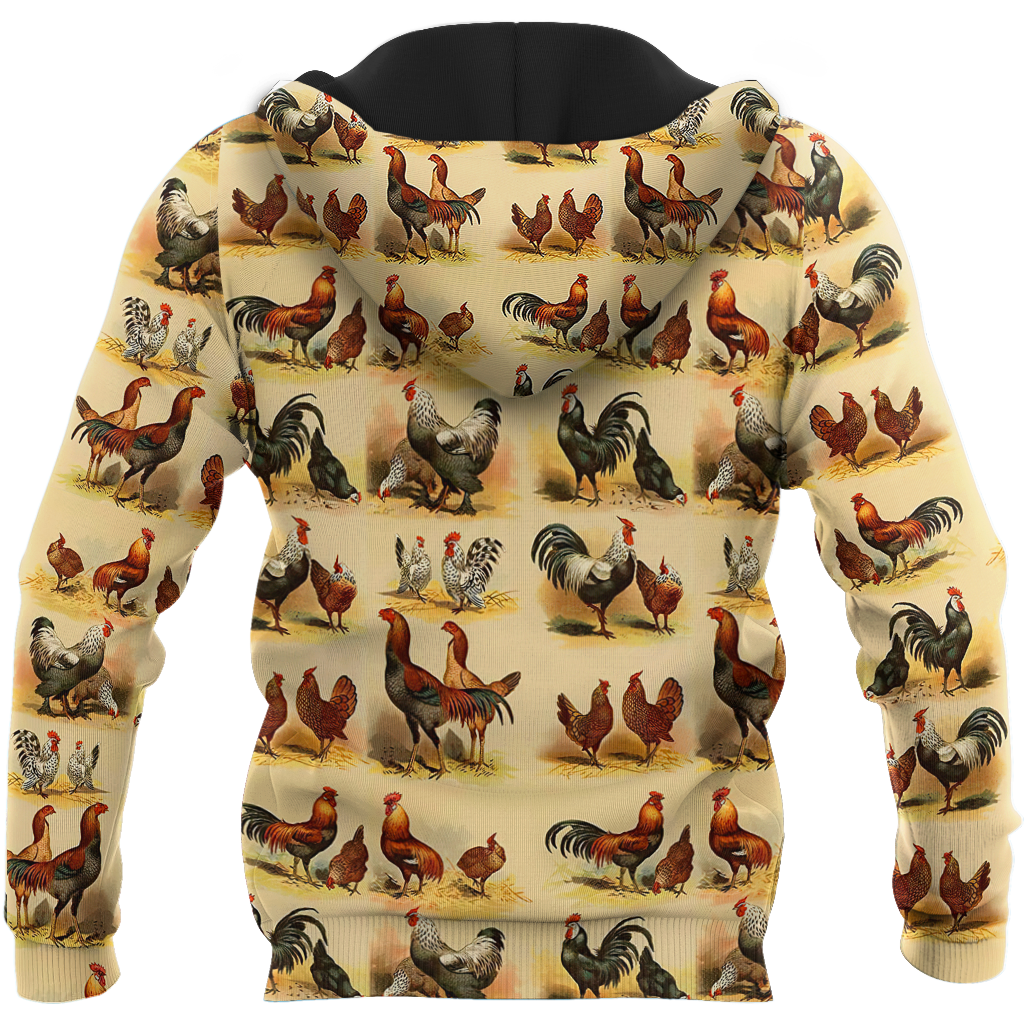 Premium Rooster 3D All Over Printed Unisex Shirts