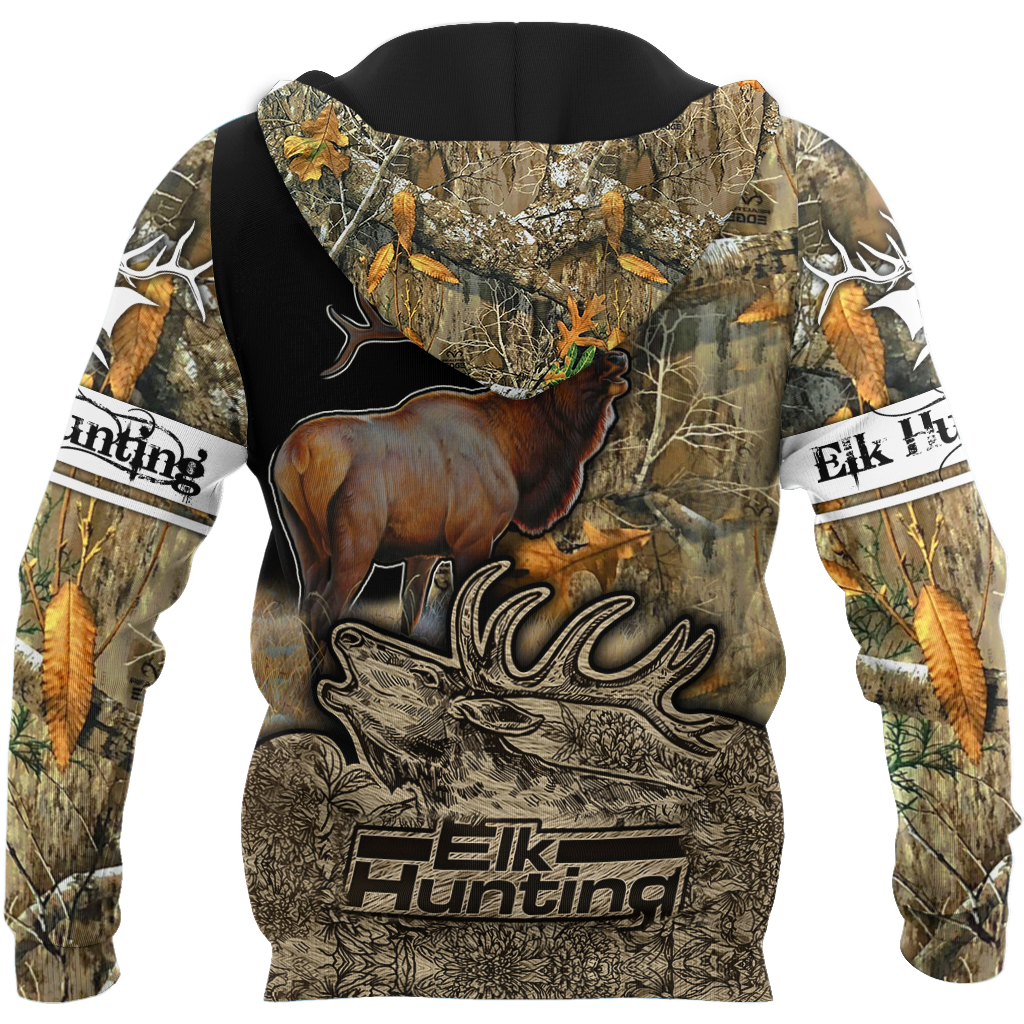 Elk Hunting Legend 3D All Over Print Hoodie VP07102003