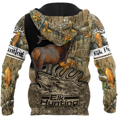 Elk Hunting Legend 3D All Over Print Hoodie VP07102003