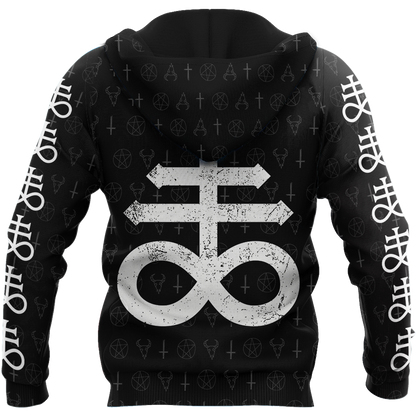 Satanic Tribal 3D All Over Printed Hoodie JJ09062003-Apparel-MP-Hoodie-S-Vibe Cosy™