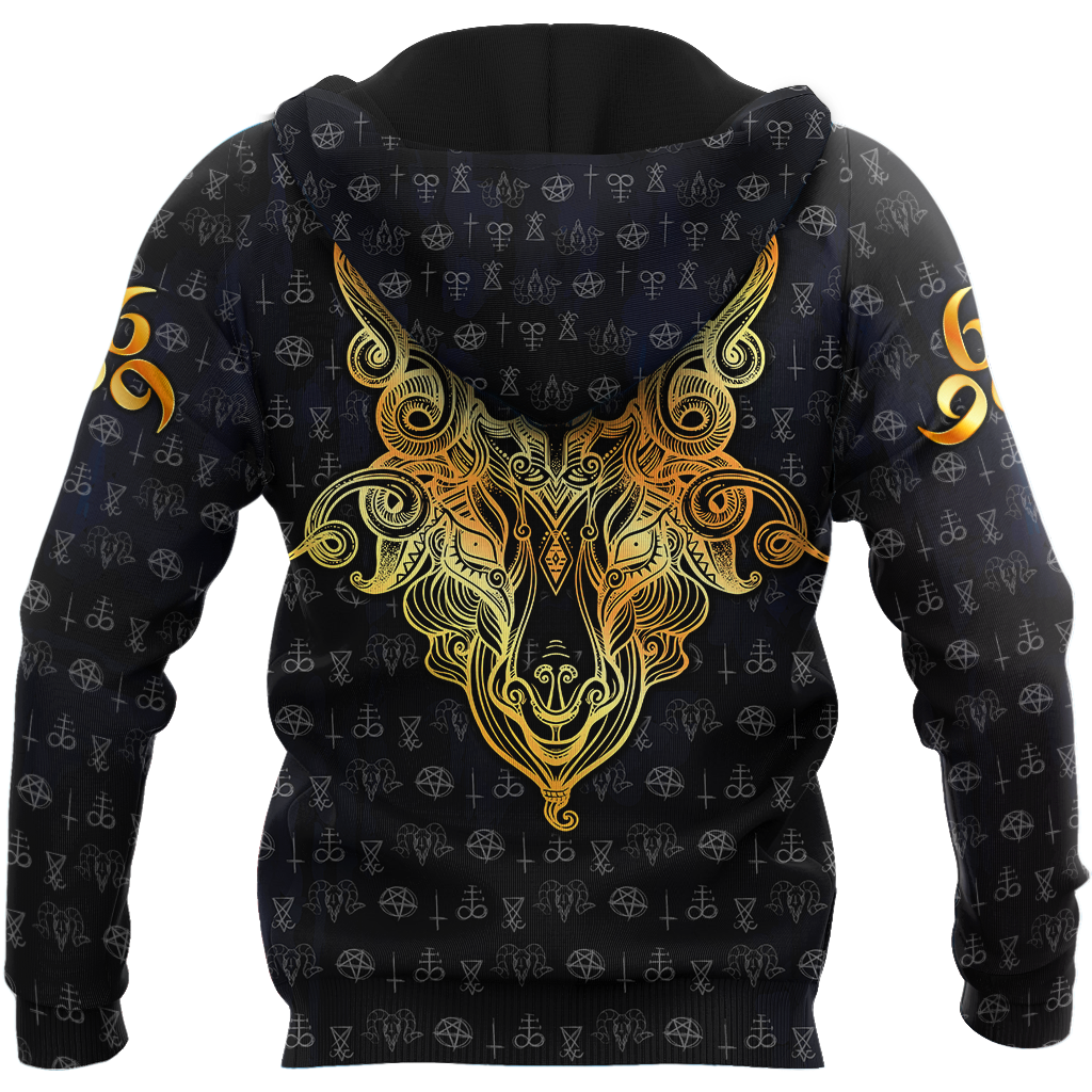 Satanic Tribal 3D All Over Printed Hoodie Shirts For Men And Women JJ25052003-Apparel-MP-Hoodie-S-Vibe Cosy™