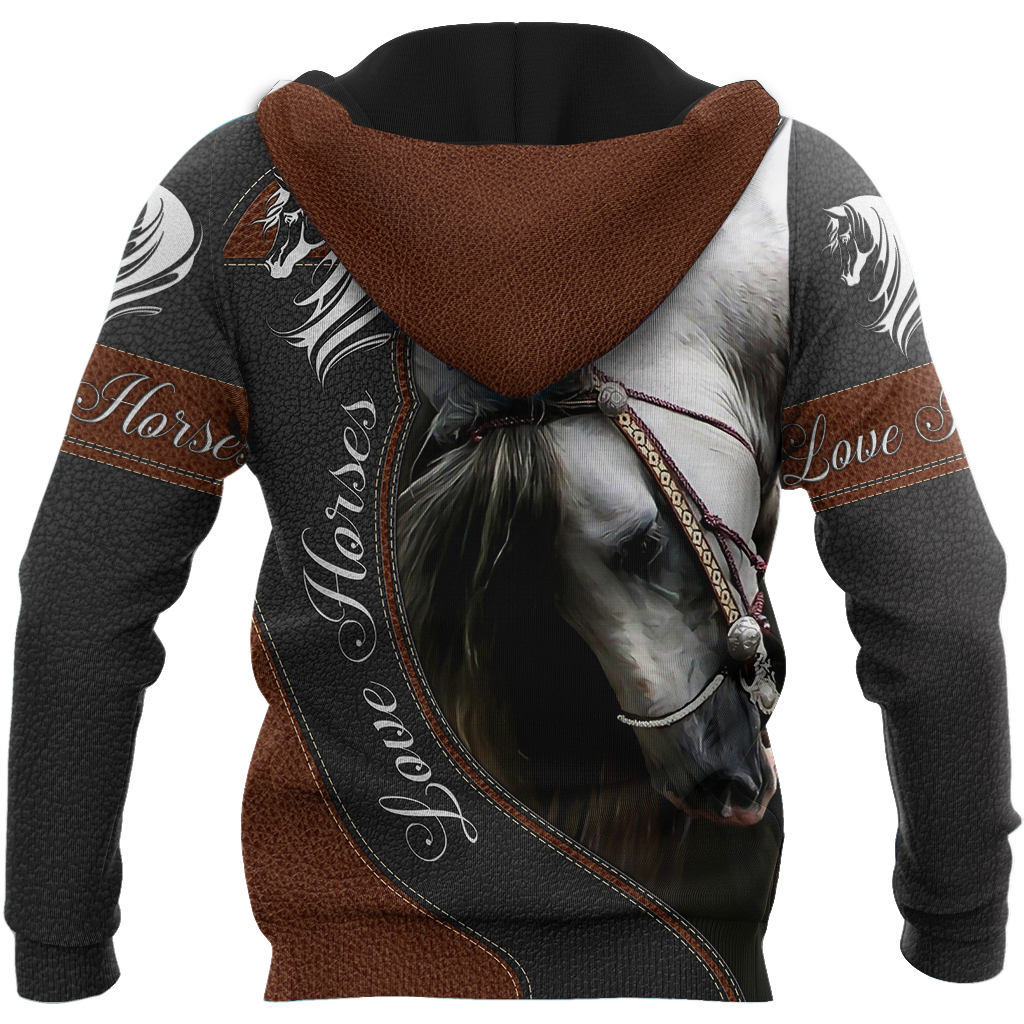 Love Beautiful Horse 3D All Over Printed Shirts JJ15052002-Apparel-MP-Hoodie-S-Vibe Cosy™