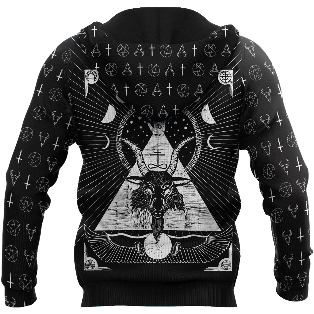 Satanic Tribal 3D All Over Printed Hoodie Shirts For Men And Women JJ25052001-Apparel-MP-Hoodie-S-Vibe Cosy™