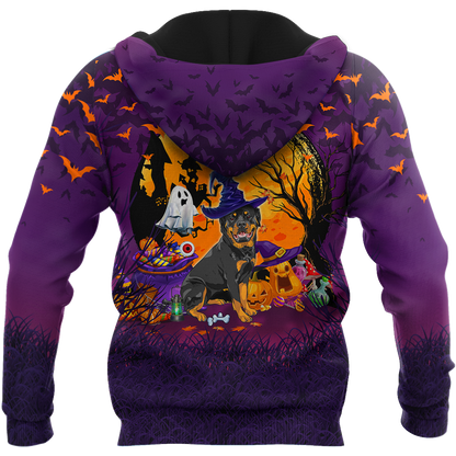 Happy halloween rottweiler hoodie shirt for men and women JJW11092002