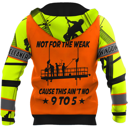 Premium Personalized 3D Printed Window Cleaner Shirts Not For The Weak MEI