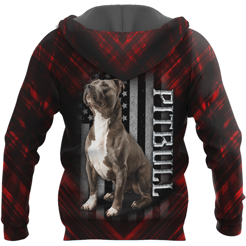 Pitbull 3d hoodie shirt for men and women MH0711202