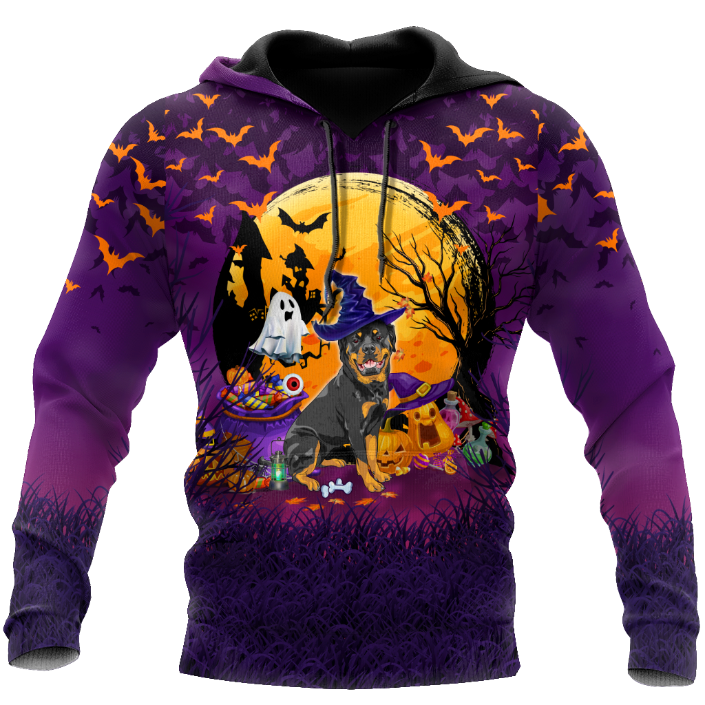Happy halloween rottweiler hoodie shirt for men and women JJW11092002
