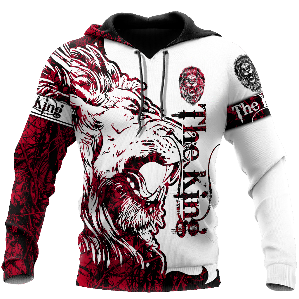Alpha King Lion Tattoo 3D All Over Printed Combo Hoodie + Sweatpant
