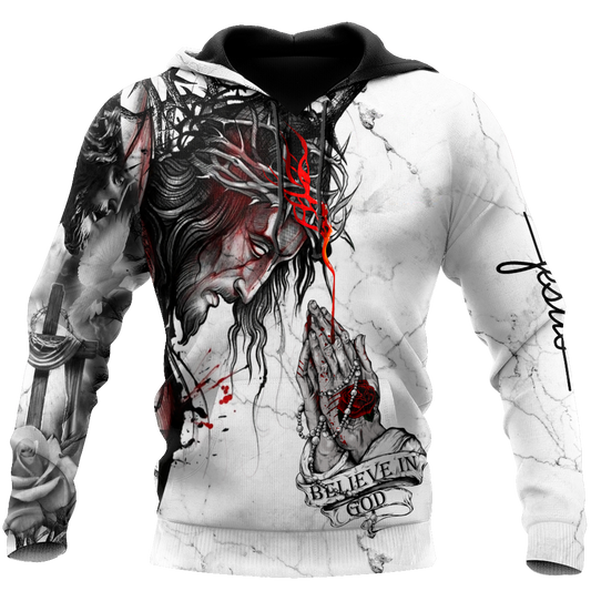 Jesus 3D All Over Printed Shirts For Men and Women JJW31102004